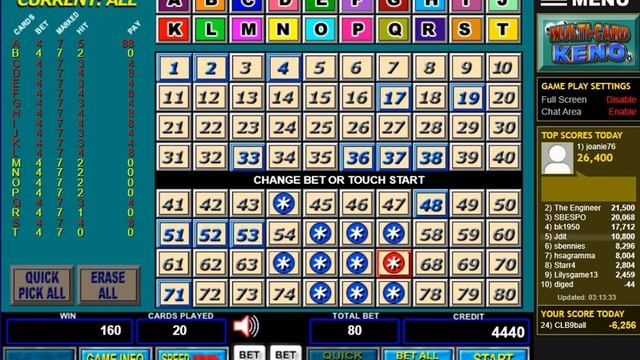 Multi-Card Keno: 7 Spot Patterns 2-10-21 смотреть онлайн