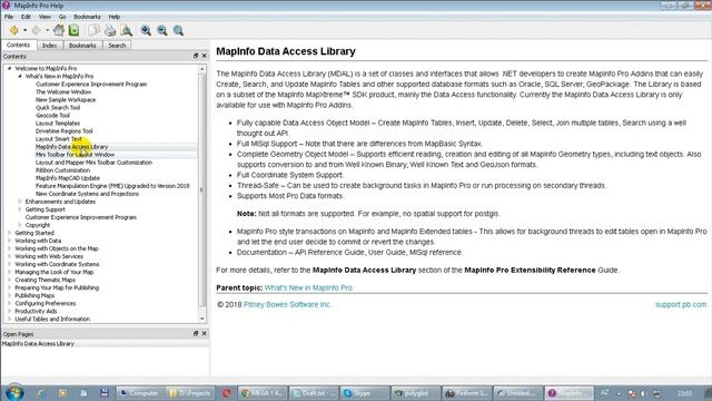 MapInfo Pro Help What's new in MapInfo Pro смотреть онлайн