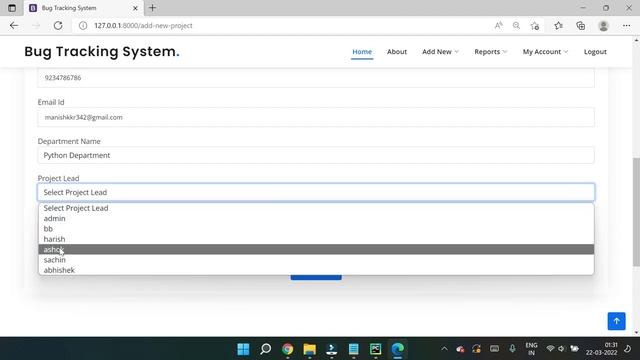 Bug Tracking System || Python Django Project смотреть онлайн