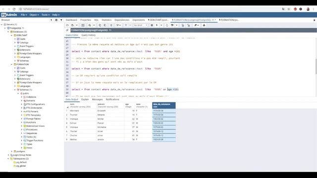 PostgreSQL : Connaissez vous la différence entre le AND et le OR ?(exemple simple et concret) смотреть онлайн