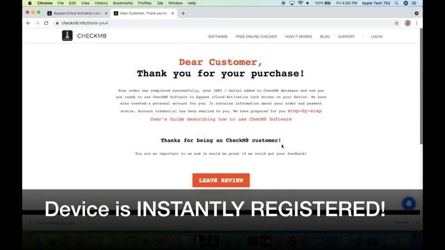 MEID SIGNAL iCLOUD BYPASS Checkm8 Info смотреть онлайн