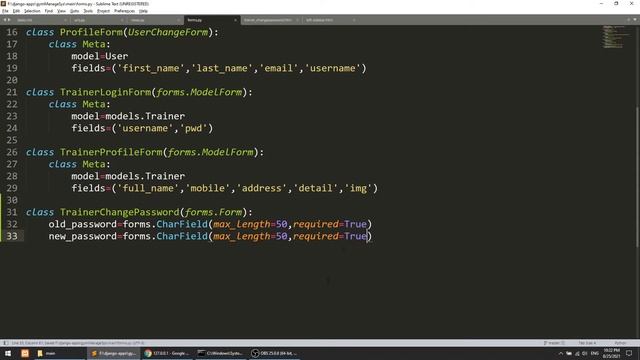 Django Full Course: Gym Management System #33|Trainer Panel: Change Password|Django Custom Form смотреть онлайн