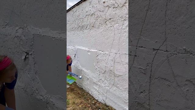 Создаем абстракцию на стене с фасадной краской Dulux смотреть онлайн