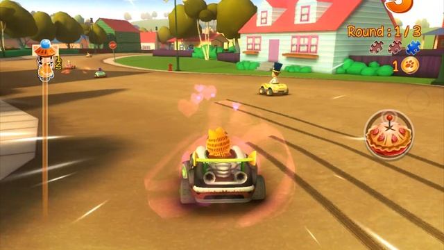 №7 Обзор игры Garfield Kart смотреть онлайн