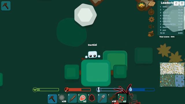 Выживаем в лесу Starve.io Старв ио \ #iogames игры в браузере