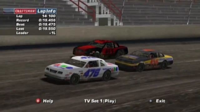 Let's Play NASCAR Dirt to Daytona - Part 3 - Year 1 Race 1 - Dundas County Fairgrounds смотреть онлайн