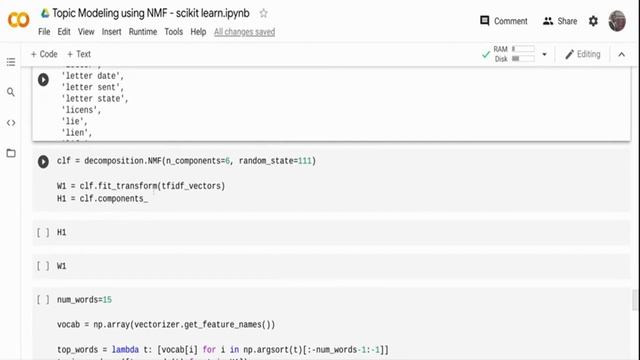 Topic Modeling using scikit-learn and Non Negative Matrix Factorization (NMF) смотреть онлайн