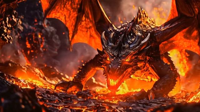 Dragon’s Lair In The Volcano (AI Music)
