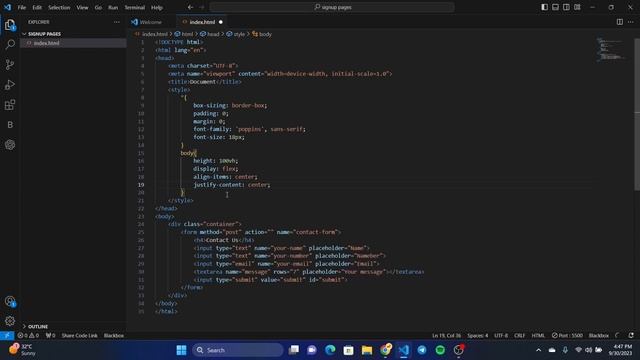 Create a Signup Form Using HTML, CSS, & JavaScript |#webdevelopment #webdesign #loginpage #css #htm смотреть онлайн