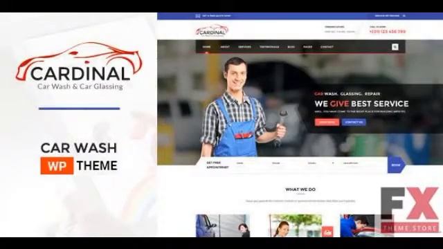 Preview Car Dinal - Car Wash and Workshop WP Theme TFx смотреть онлайн