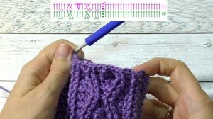 Варежки крючком | Как связать варежки крючком