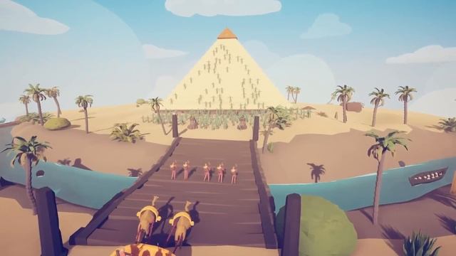 Overpowered Egyptian Army vs ENDLESS ZOMBIE INVASION! | TABS Gameplay! смотреть онлайн