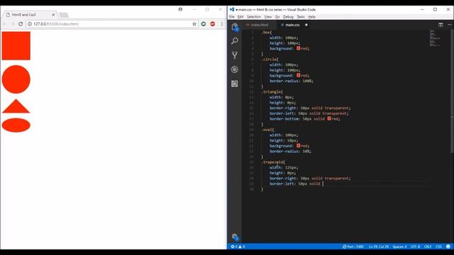 How to make Html Css Shapes (Oval,Trapezoid,Parallelogram) смотреть онлайн