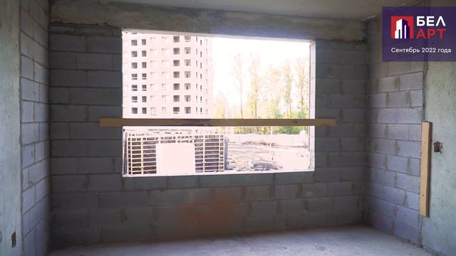 Ход строительства ЖК «БелАрт» в Калининском районе. Сентябрь 2022 смотреть онлайн