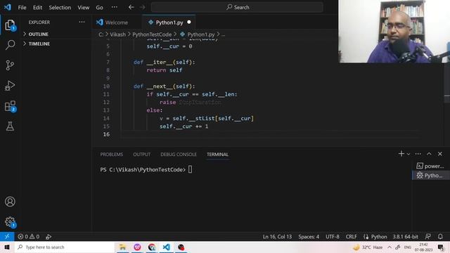 Creating your own iterable object in Python || In Hindi || By Vikash Shakya смотреть онлайн