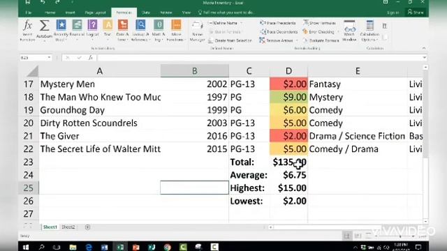 Microsoft Excel 2016 Tutorial In Urdu, Auto Fill Handles