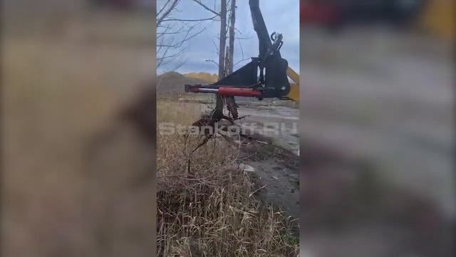 Корчеватель "Крокодил" в работе смотреть онлайн