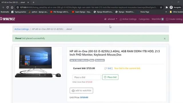 Commerce - CS50’s Web Programming with Python and JavaScript - MrAhmedElsayed смотреть онлайн