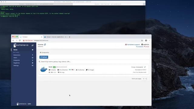 Migrate container in docker home environment - docker portainer (update) - part 2 of 3 смотреть онлайн