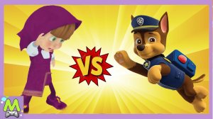 Щенячий Патруль против Маши.Гонка Мультгероев.Кто Самый Быстрый и Ловкий