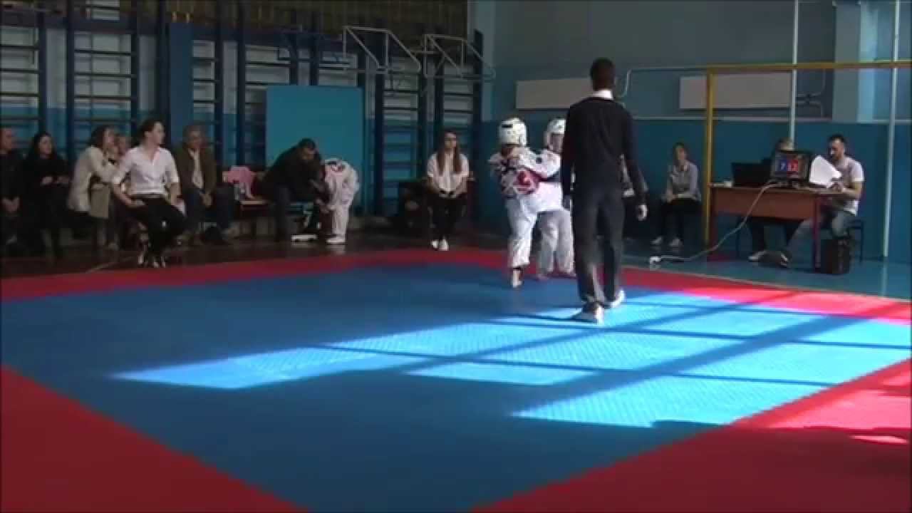 Taekwondo WTF. V Открытое Первенство района Кузьминки. 29.03.2015. Рогозин-Соколов. смотреть онлайн