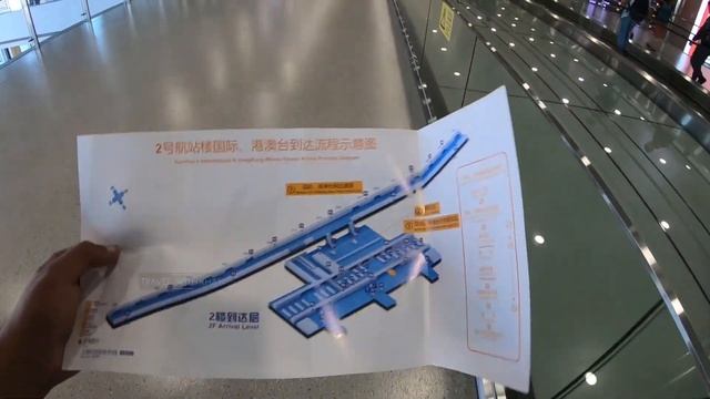 First time in China - Shanghai Pudong International Airport - PVG - Arrival Process смотреть онлайн