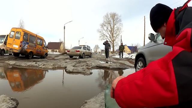 Рыбалка на дорогах города Рубцовска, подводные съёмки, чебак, щука смотреть онлайн