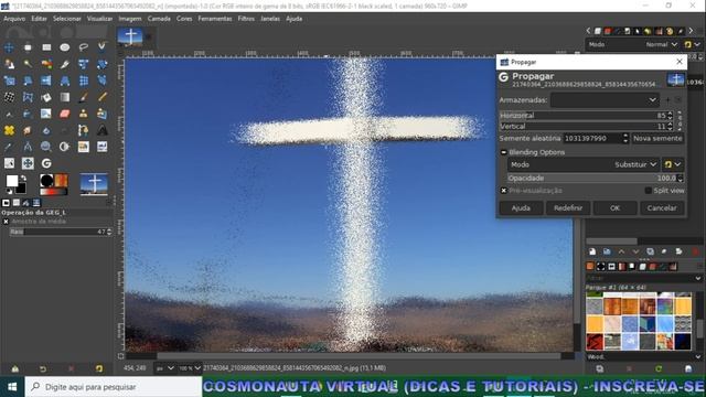 Filtro Propagar No Gimp