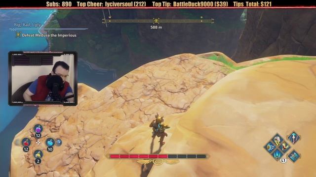 Immortals Fenyx Rising playthrough pt33 - Freeing Atalanta, BIG Rewards and Fighting MEDUSA! смотреть онлайн