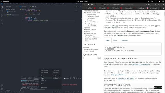 Instalasi Framework Flask Python untuk pemula dengan cara copy paste смотреть онлайн