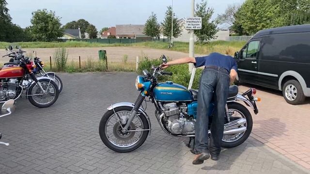 Honda CB750 K0 1970 cold start смотреть онлайн
