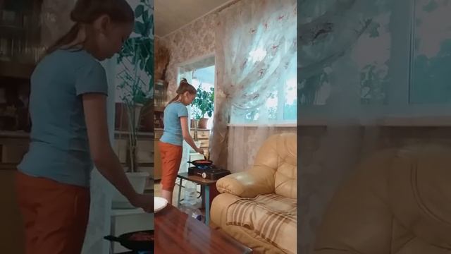 густой рисовый супик с сердечками