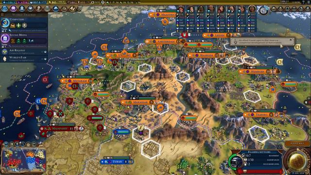 #8 Let's Play Civilization 6 Gathering Storm - Maori - Deity смотреть онлайн