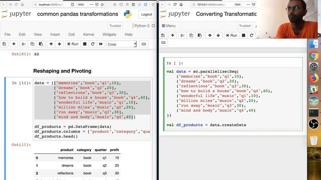 How to pivot dataframes in spark смотреть онлайн