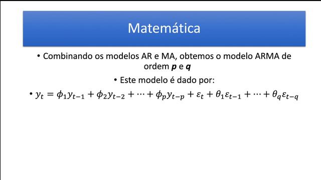 Modelo Auto Regressivo Média Móvel (ARMA Model) - Definição смотреть онлайн