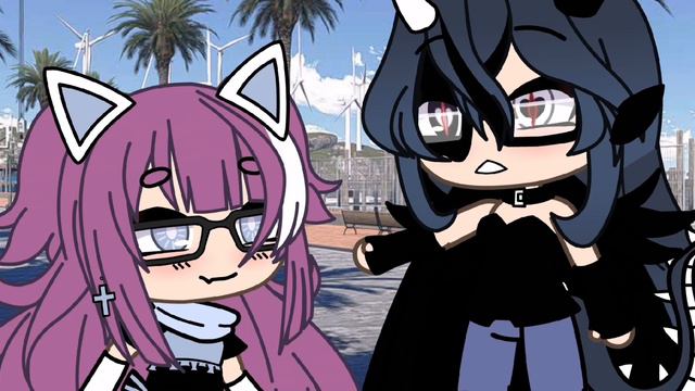 "Ocean blue eyes looking in mine "//gacha life meme смотреть онлайн