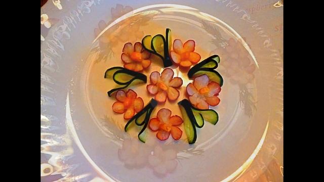Как красиво оформить стол! Украшения тарелки! Collection photos! №2 смотреть онлайн
