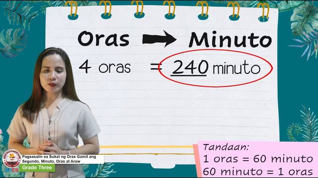 Pagsalin sa Sukat ng Oras Gamit ang Segundo, Minuto, Oras at Araw | MATH 3 |QUARTER 4| WEEK 1| смотреть онлайн