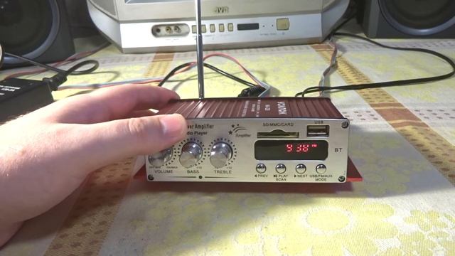 Усилитель звука для колонок Kinter-MA120....Два главных вопроса Питание и Басы...Слушаем... смотреть онлайн