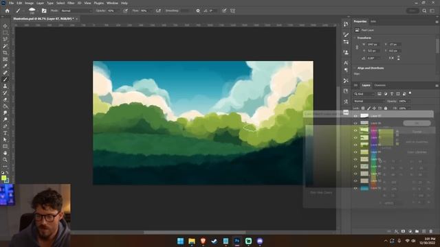 2D Game Art Tutorial (Stylized Landscape In 15 Minutes) смотреть онлайн