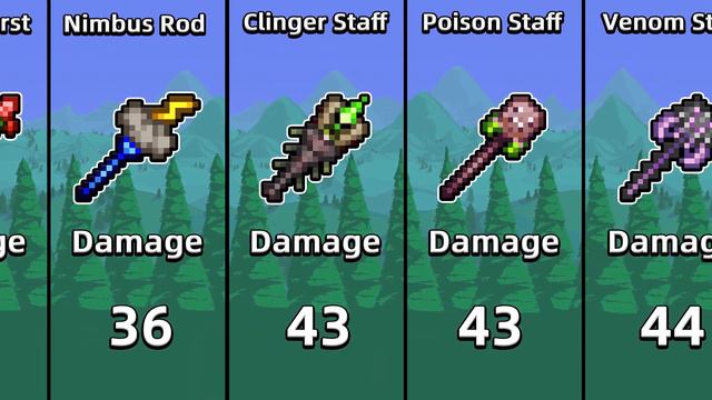 【Terraria 1 4】- All Wands смотреть онлайн