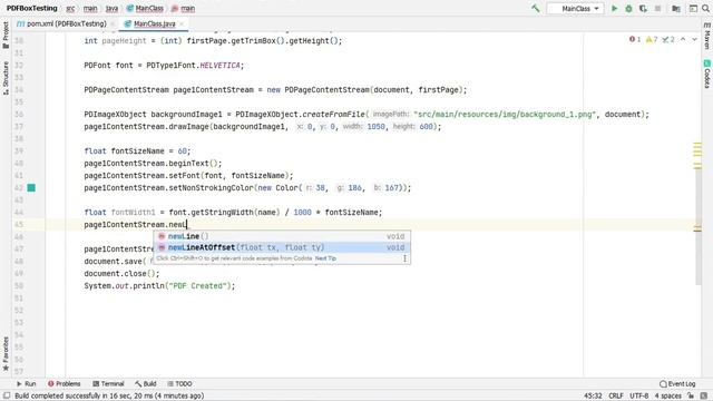 Create Business Card using Apache PDFBox library. Apache PDFBox Tutorial смотреть онлайн