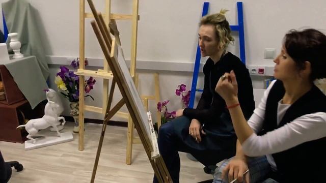Разбор первого рисунка. Как научиться рисовать? смотреть онлайн