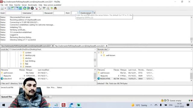 How to Upload Website Localhost to Server using FileZilla FTP Client | cPanel FTP Account Create смотреть онлайн