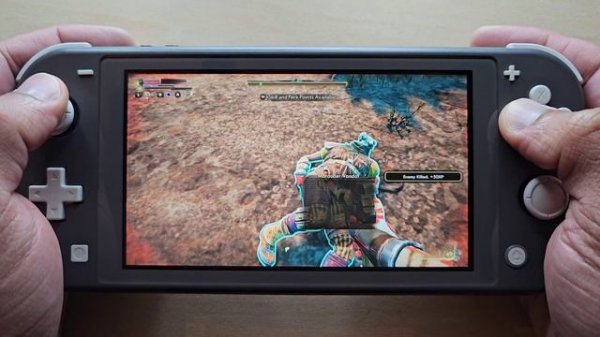 The Outer Worlds Nintendo Switch Lite Gameplay