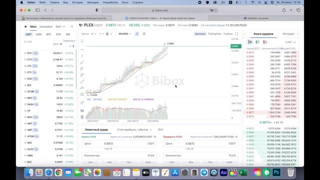 MinePlex Banking // Как покупать монеты plex на бирже! // В работе 14000$ // Фаворит 2021! смотреть онлайн