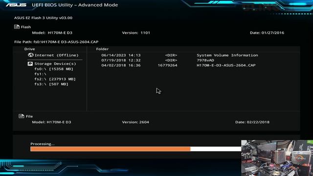 FLASH BIOS MAINBOARD ASUS H70M-E D3 смотреть онлайн