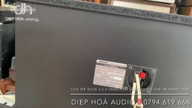 Loa Mỹ Bose 4.2 Seri II vàng vỏ gỗ Ebay đẹp xuất sắc tại có chủ về Hưng Yên! смотреть онлайн