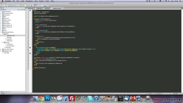 [PHP] - Système de gestion de catégories смотреть онлайн