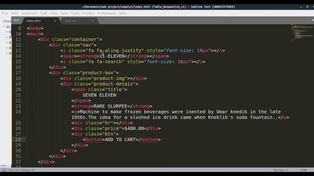 Design an Amazing Product Page with Html and CSS смотреть онлайн